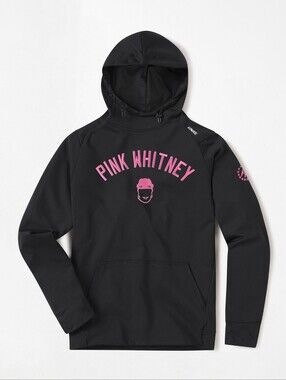 Mens Large Barstool Sports UNRL Pink Whitney Varsity Hoodie